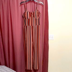 Stripped Jumpsuit